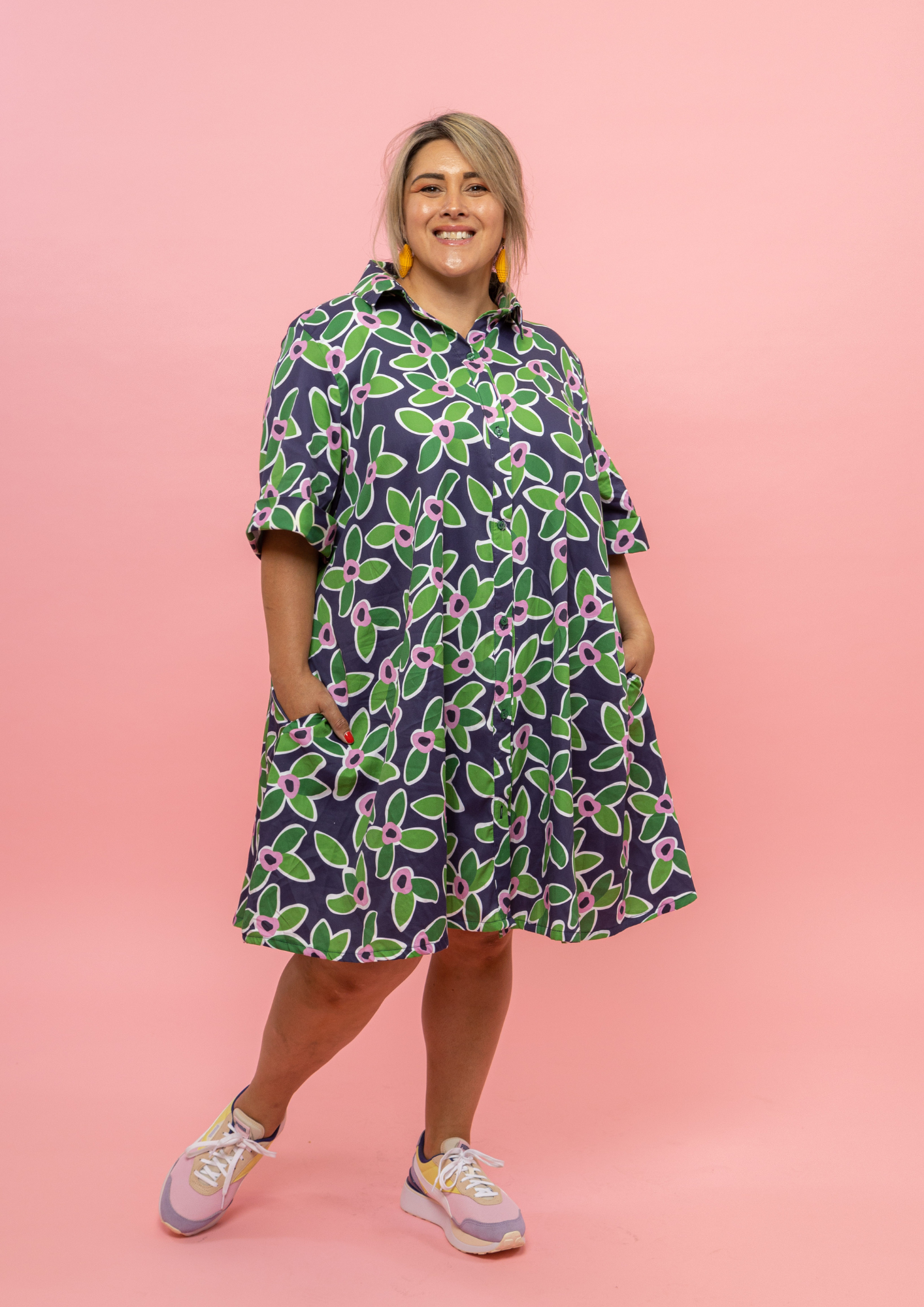 Jolie Shirt Dress - FloraNova