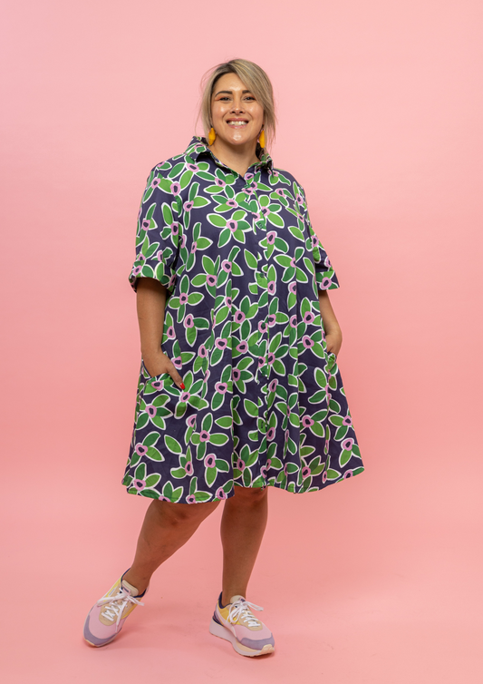 Jolie Shirt Dress - FloraNova