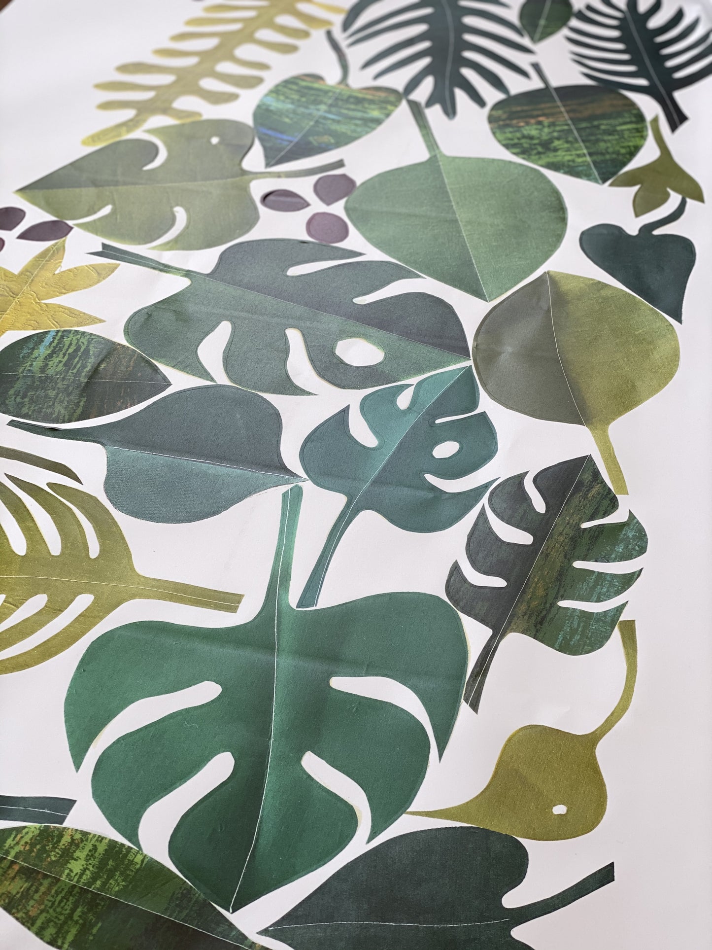 Restickable Botanical leaves