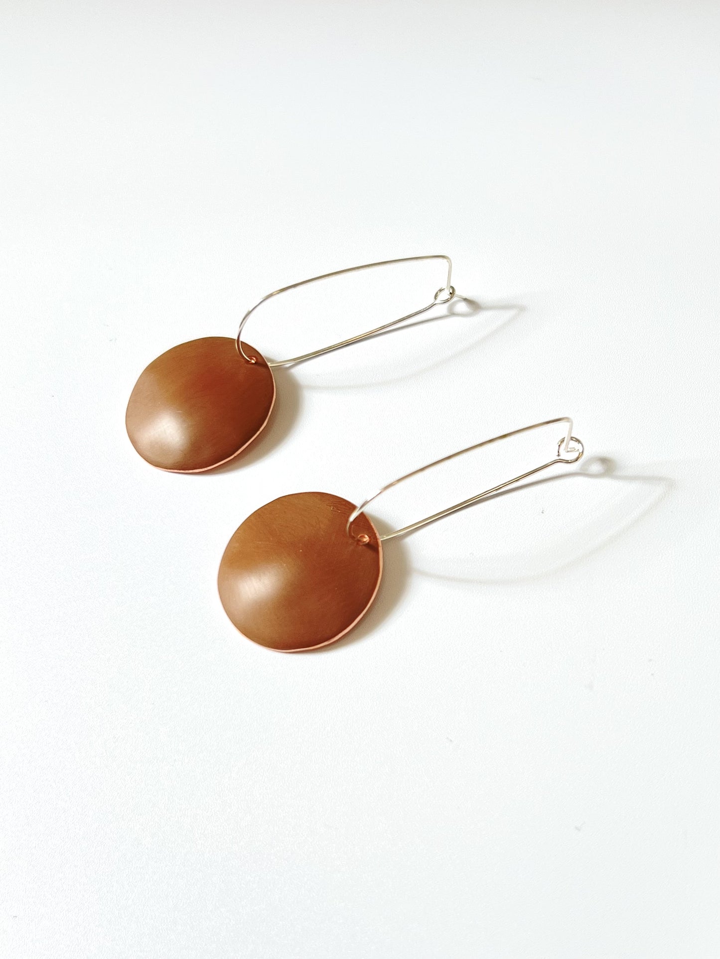 Comet Drop Earrings - Brown