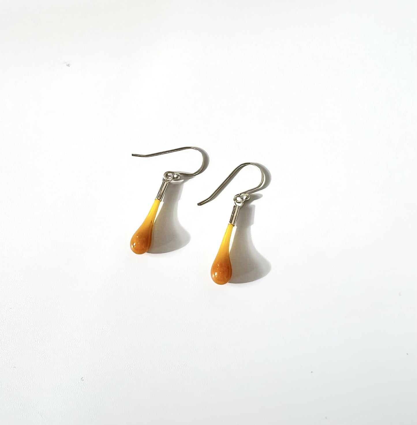 Glass Teardrop Earrings - Marmalade