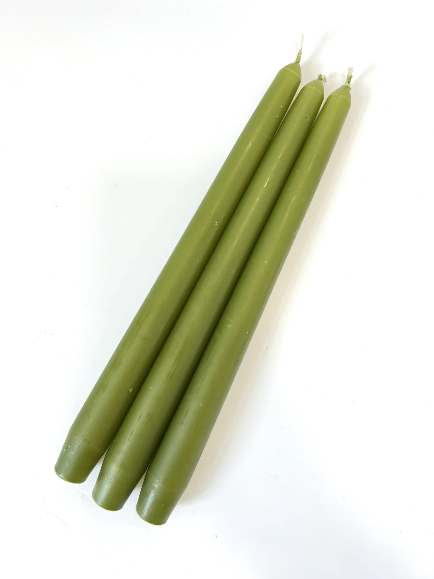 Olive Venetian Tapered Candle - 250mm