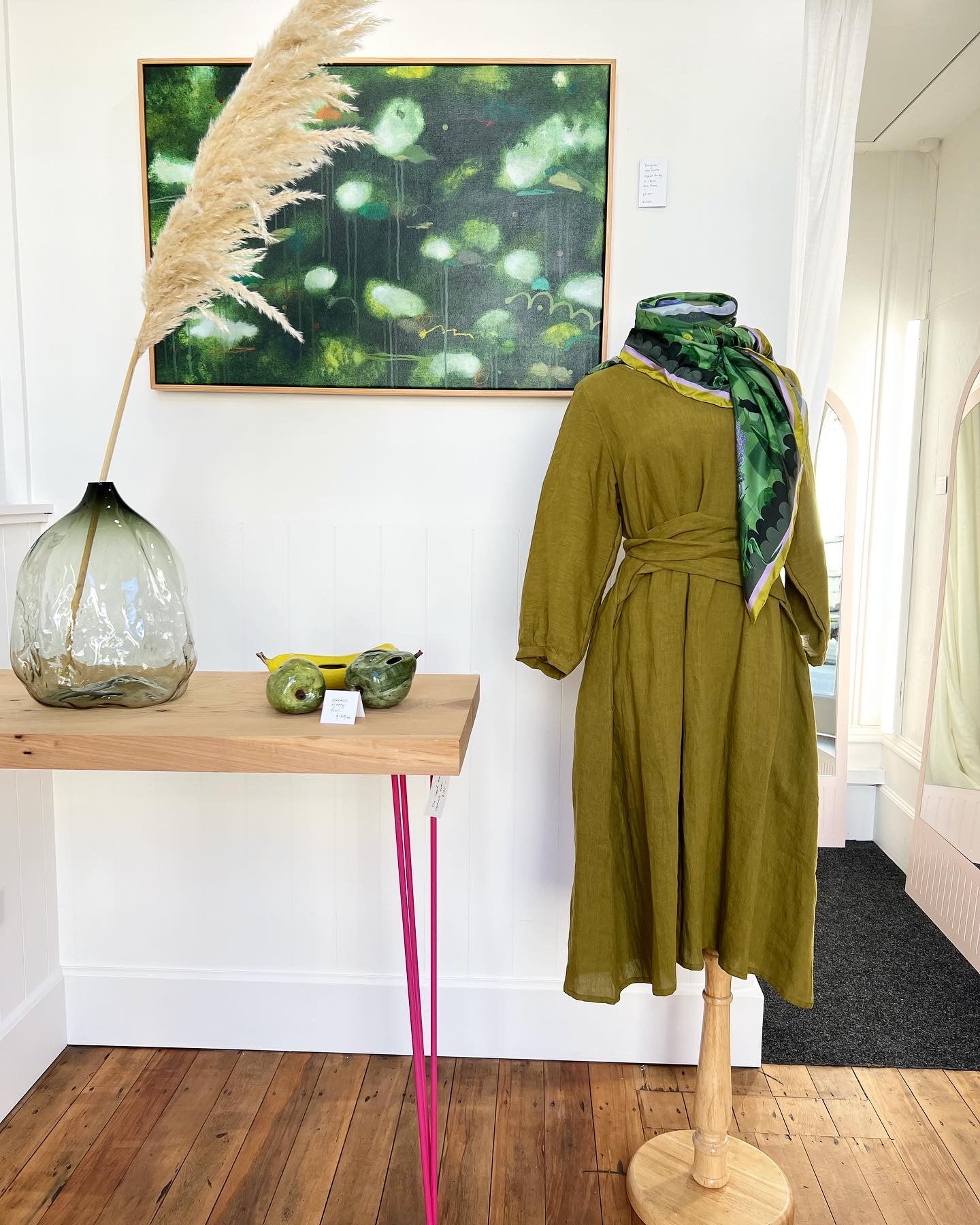 Long Sleeve Mollie Dress - Olive