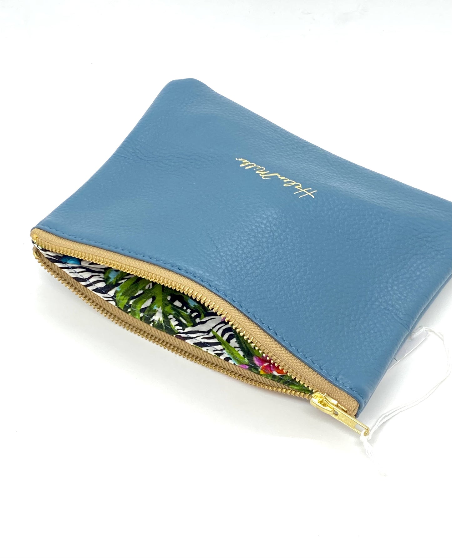 Zip Clutch - 20cm - Teal