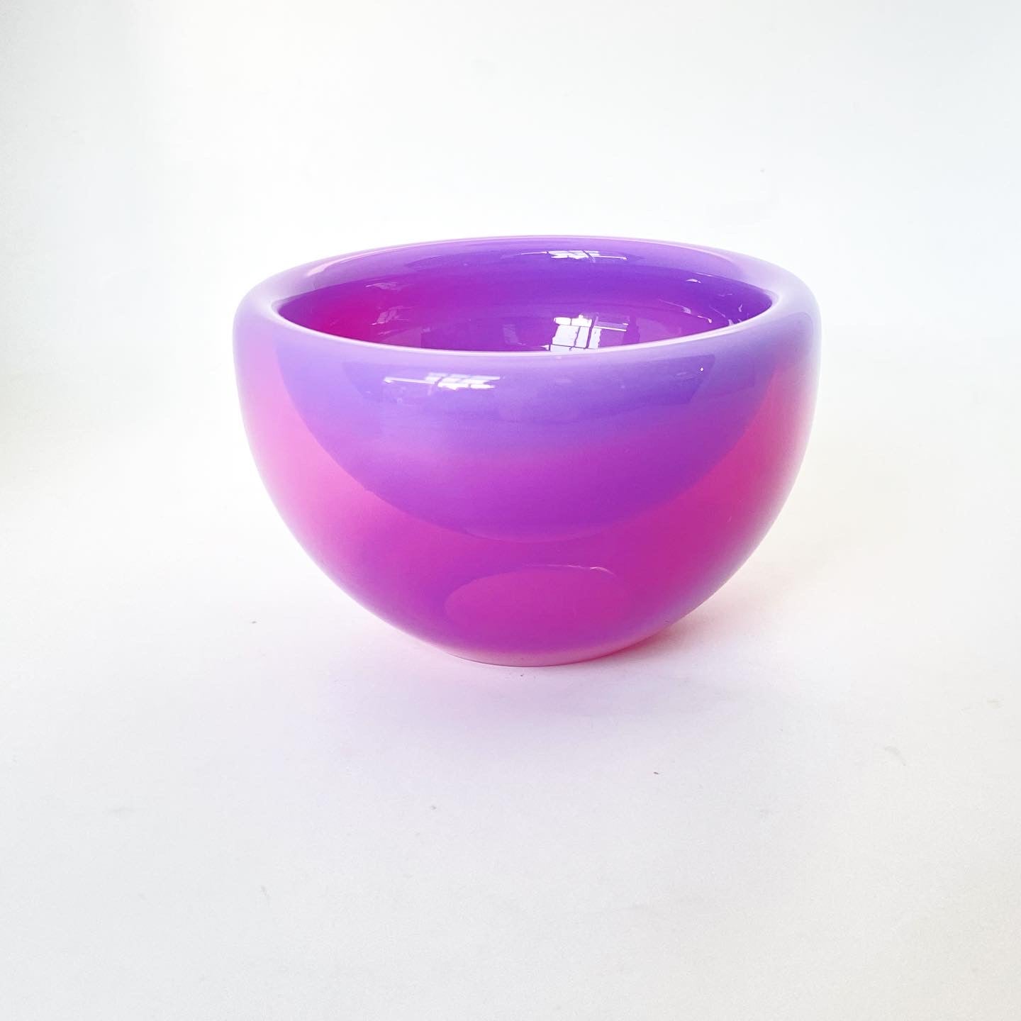 Handblown Glass Mini "Fulvio" Bowl - Royal Purple