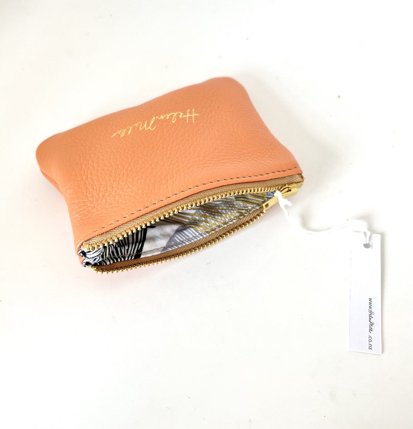 Coin Purse - 12cm - Peach/Ginko Chorus