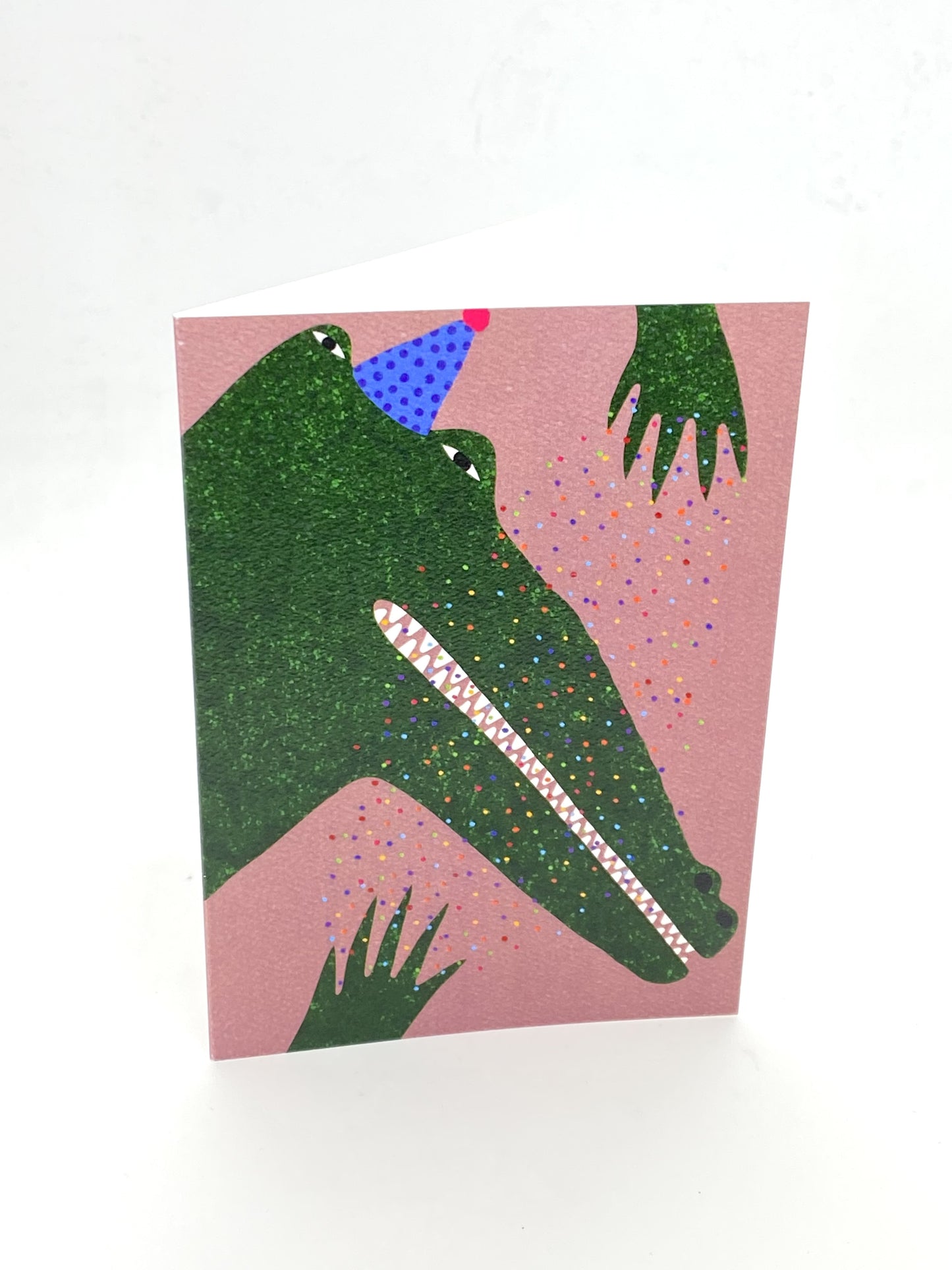 Party Croc - illustrated card by Studio Soph