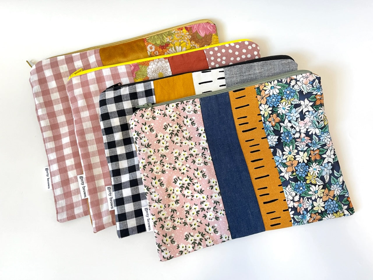 Fabric Zip Purse / Pencil Case - Assorted