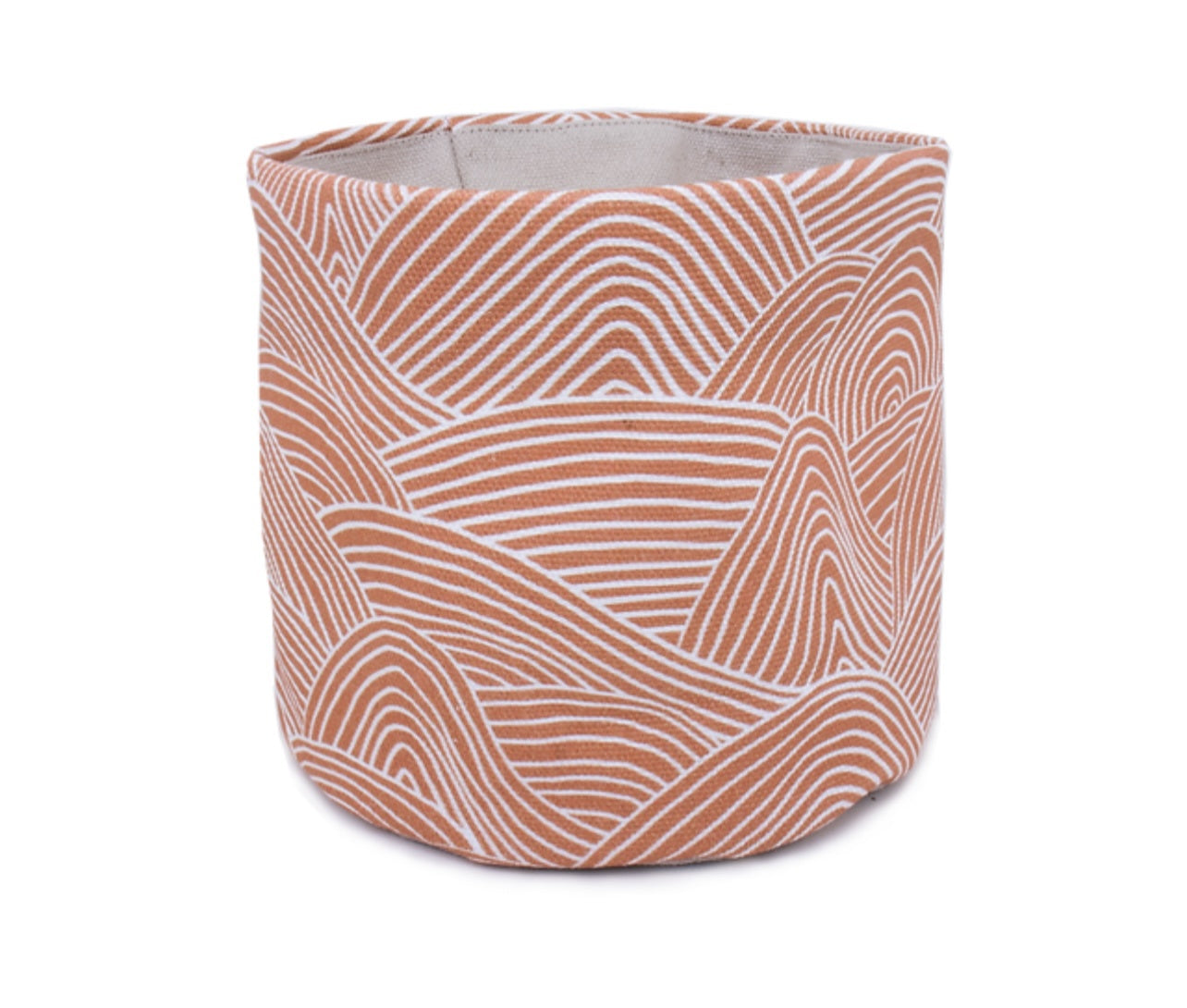 Canvas Planter - Ocean Waves