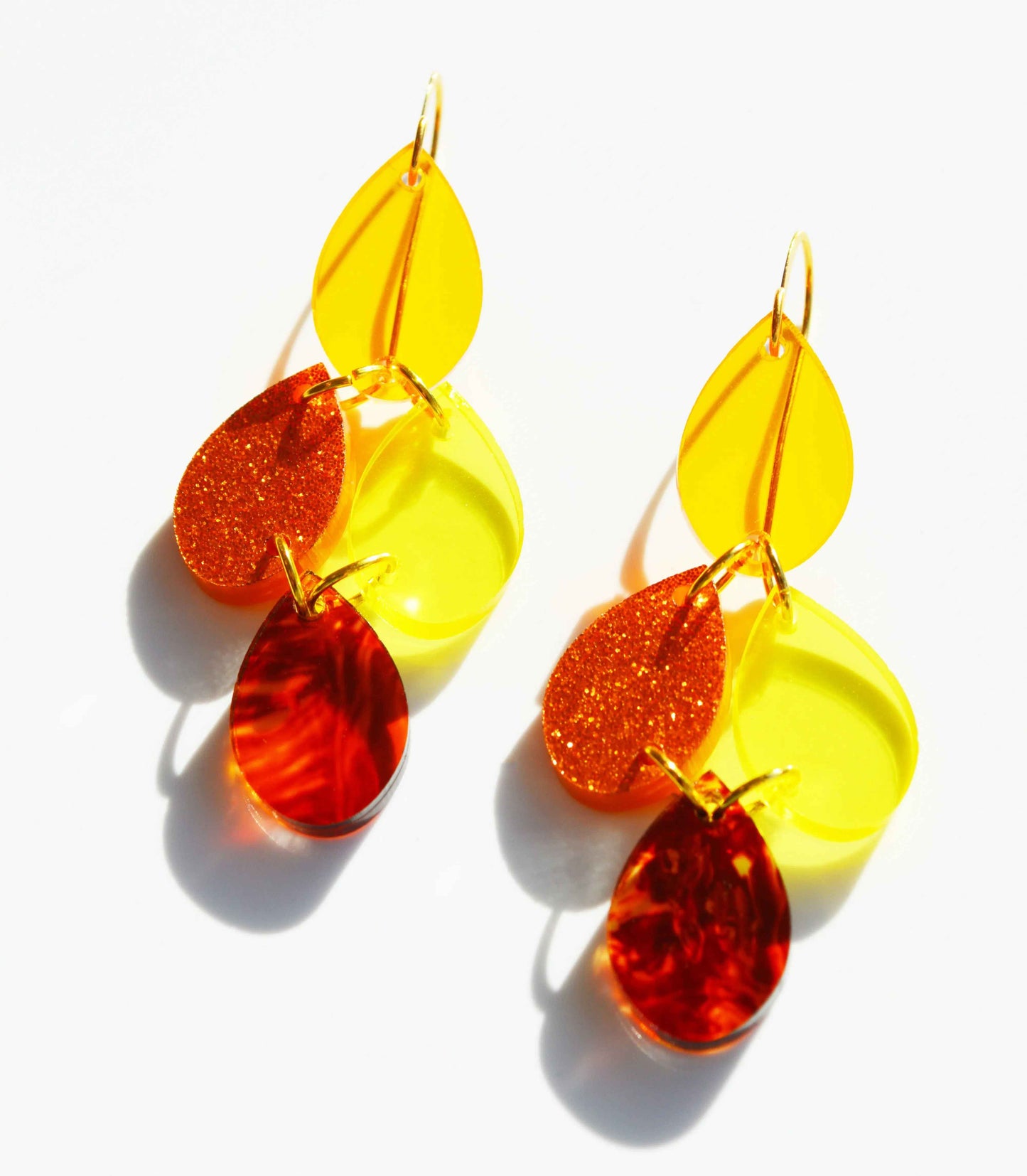 Wanderlust "Paris" Earrings - Bright Yellow