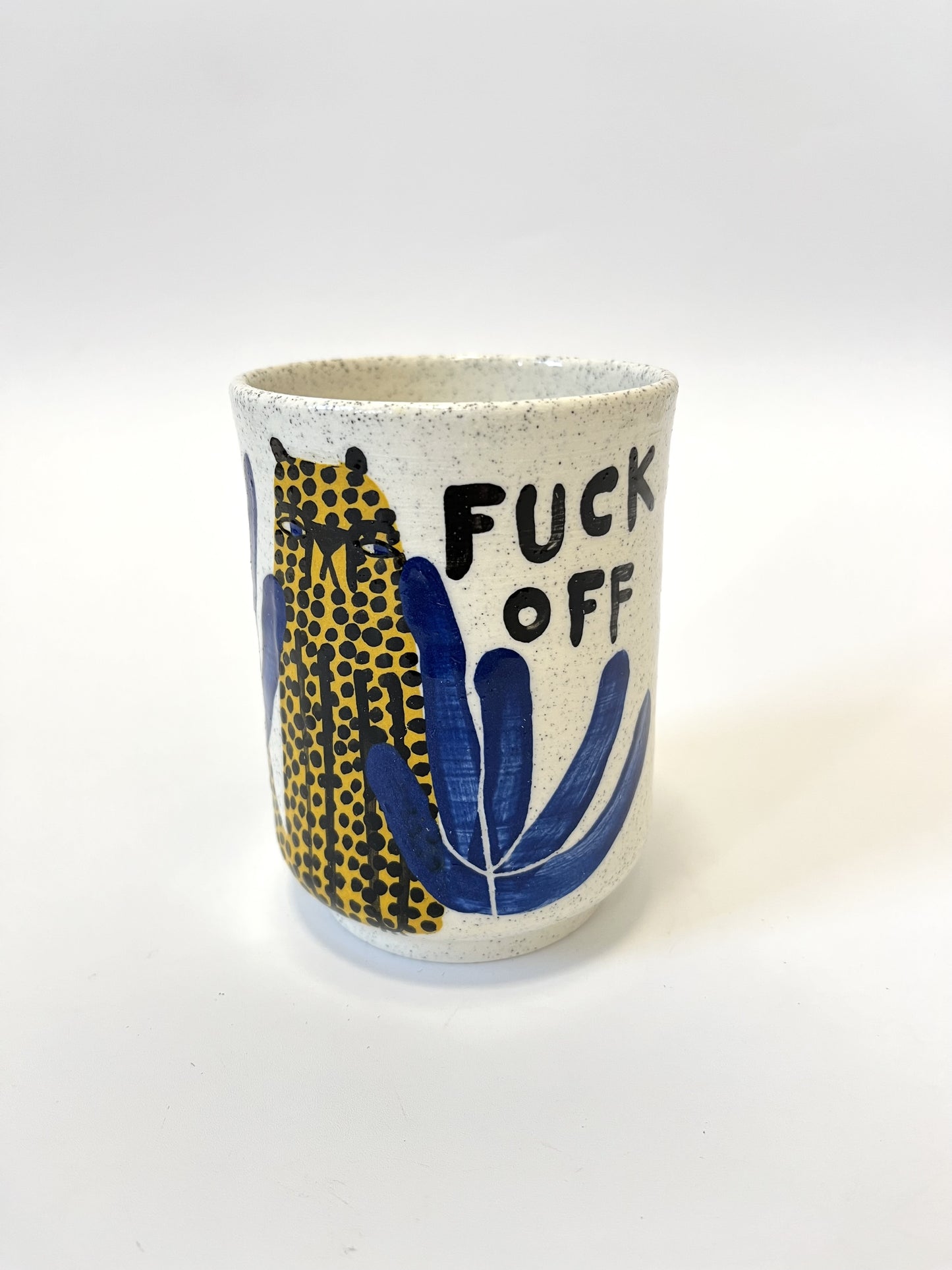 Ceramic Cup by Studio Soph - "FUCK OFF"