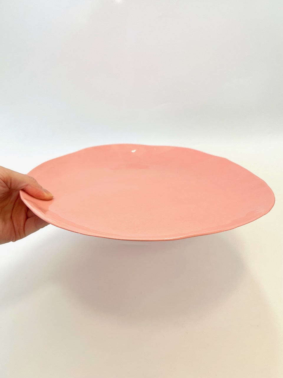 Rose Plate - One of a Kind Ceramic - 27cm