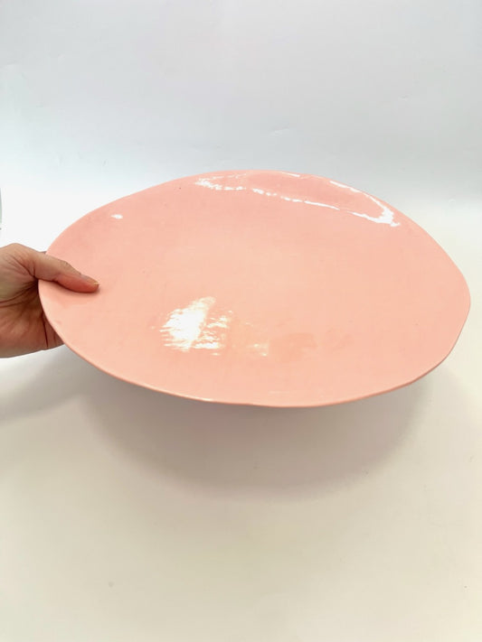 Marshmallow Plate - One of a Kind Ceramic - Platter 31cm