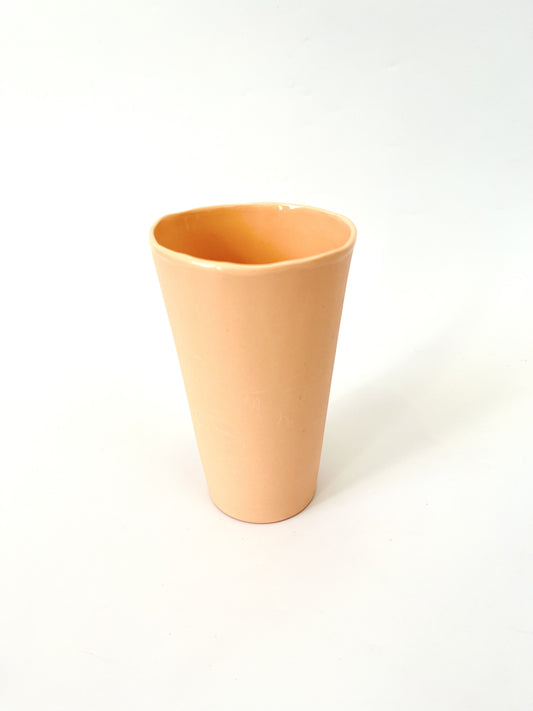 Cantaloupe Vessel - One of a Kind Ceramic - Medium 8 x12cm