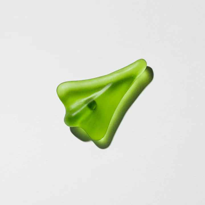 "Jumbo Jetplane" in Glass - Lime