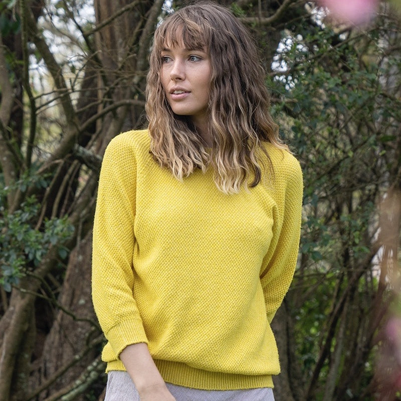 "Penny" Textured Jumper - Buttercup