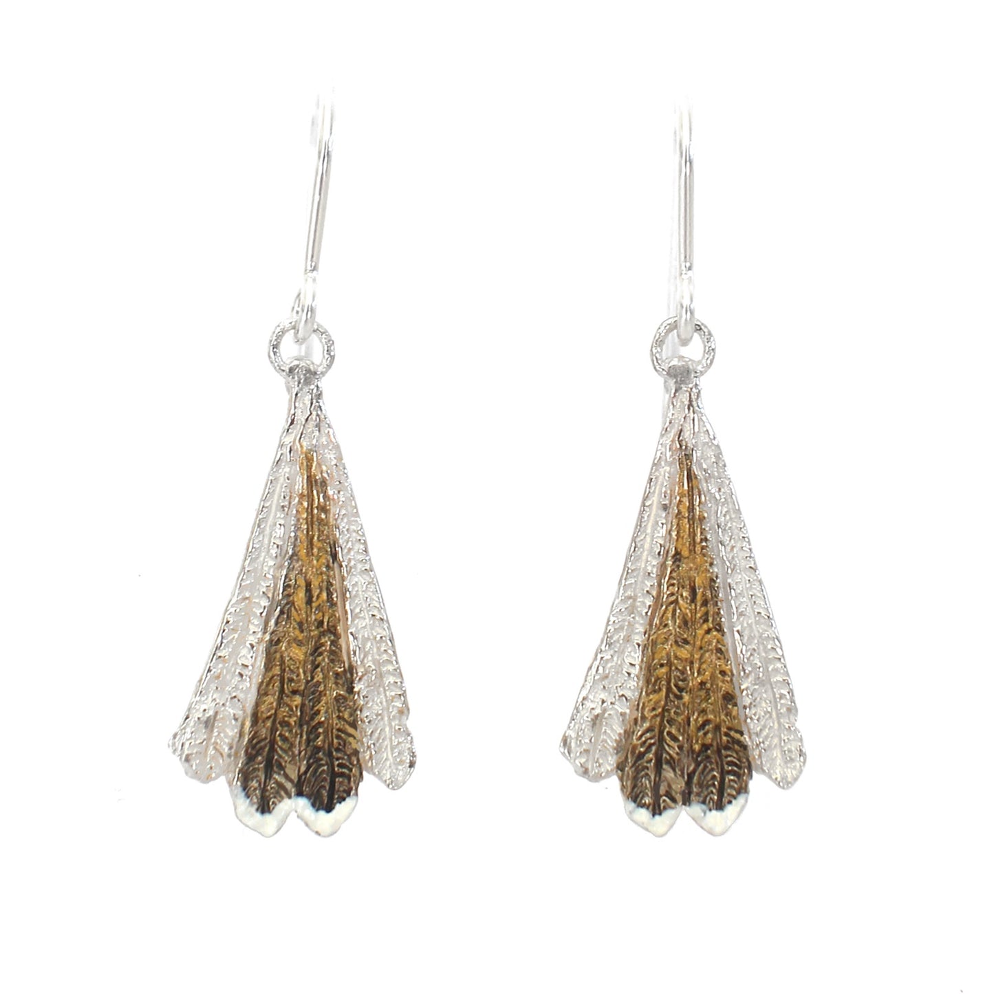 Piwakawaka Feather Earrings