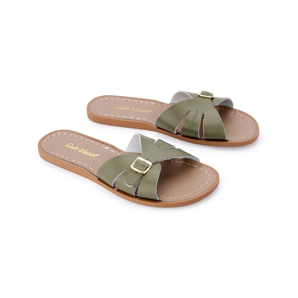 Saltwater sandals olive on sale green