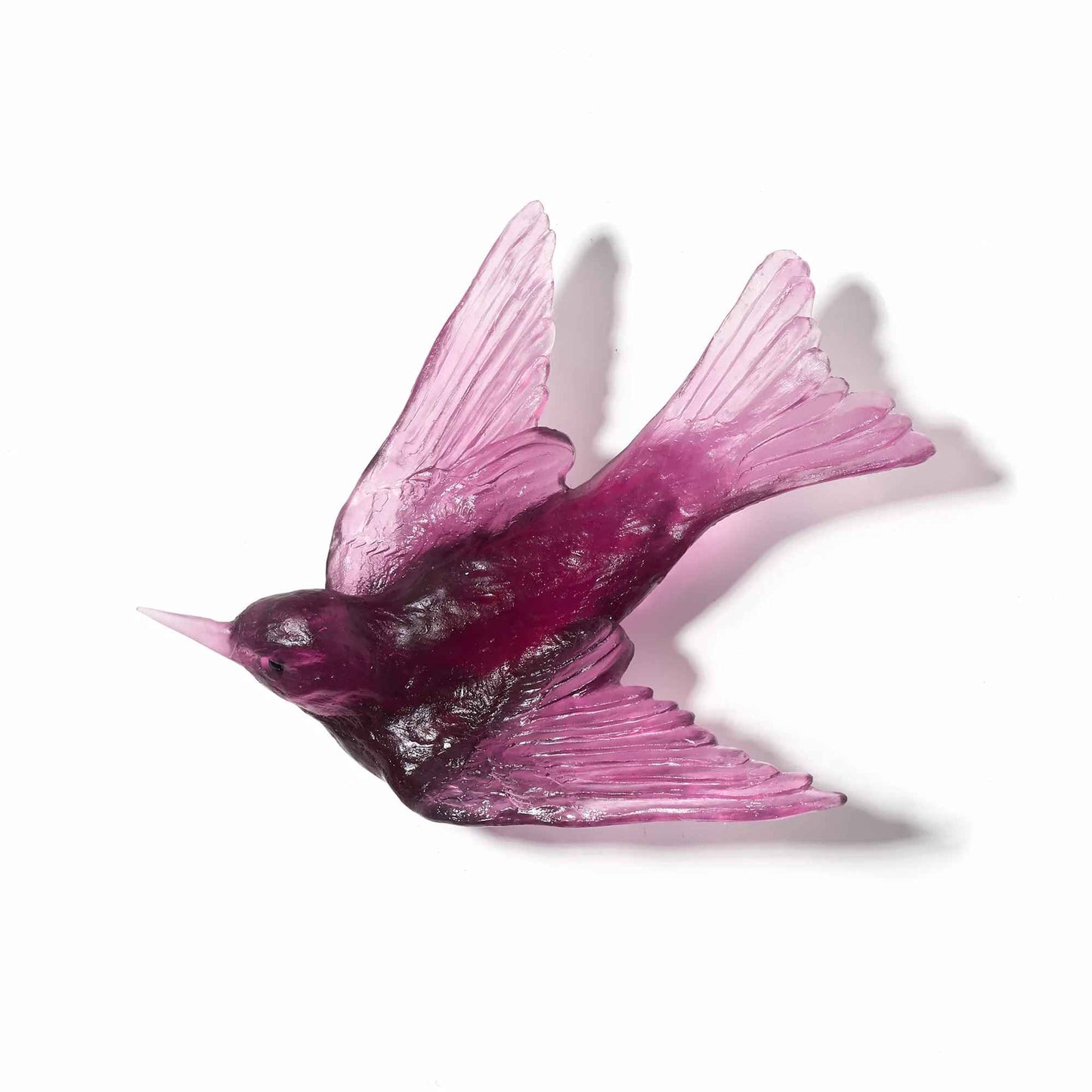 Swallow / Warou - Gold Amethyst