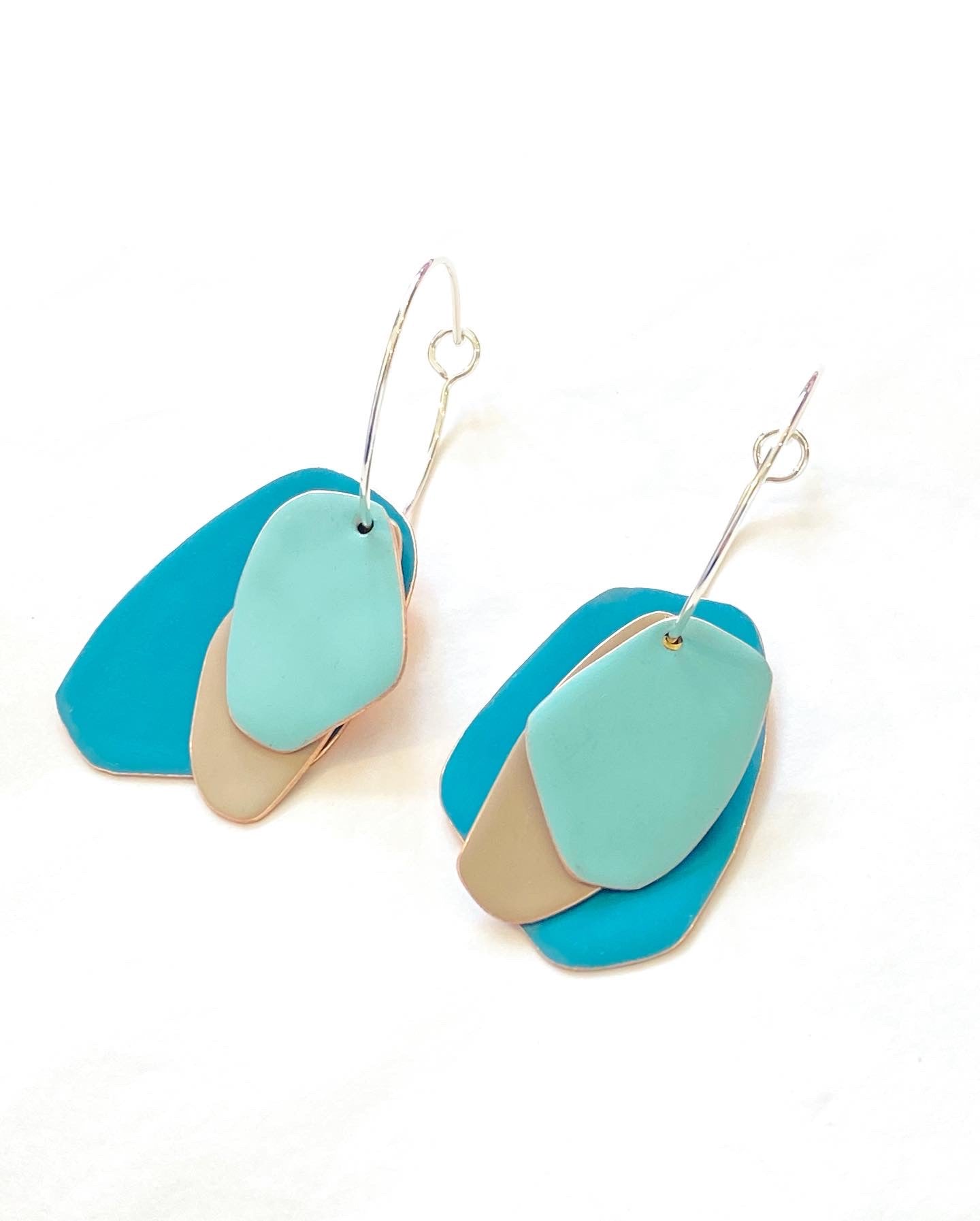 Dark on sale turquoise earrings