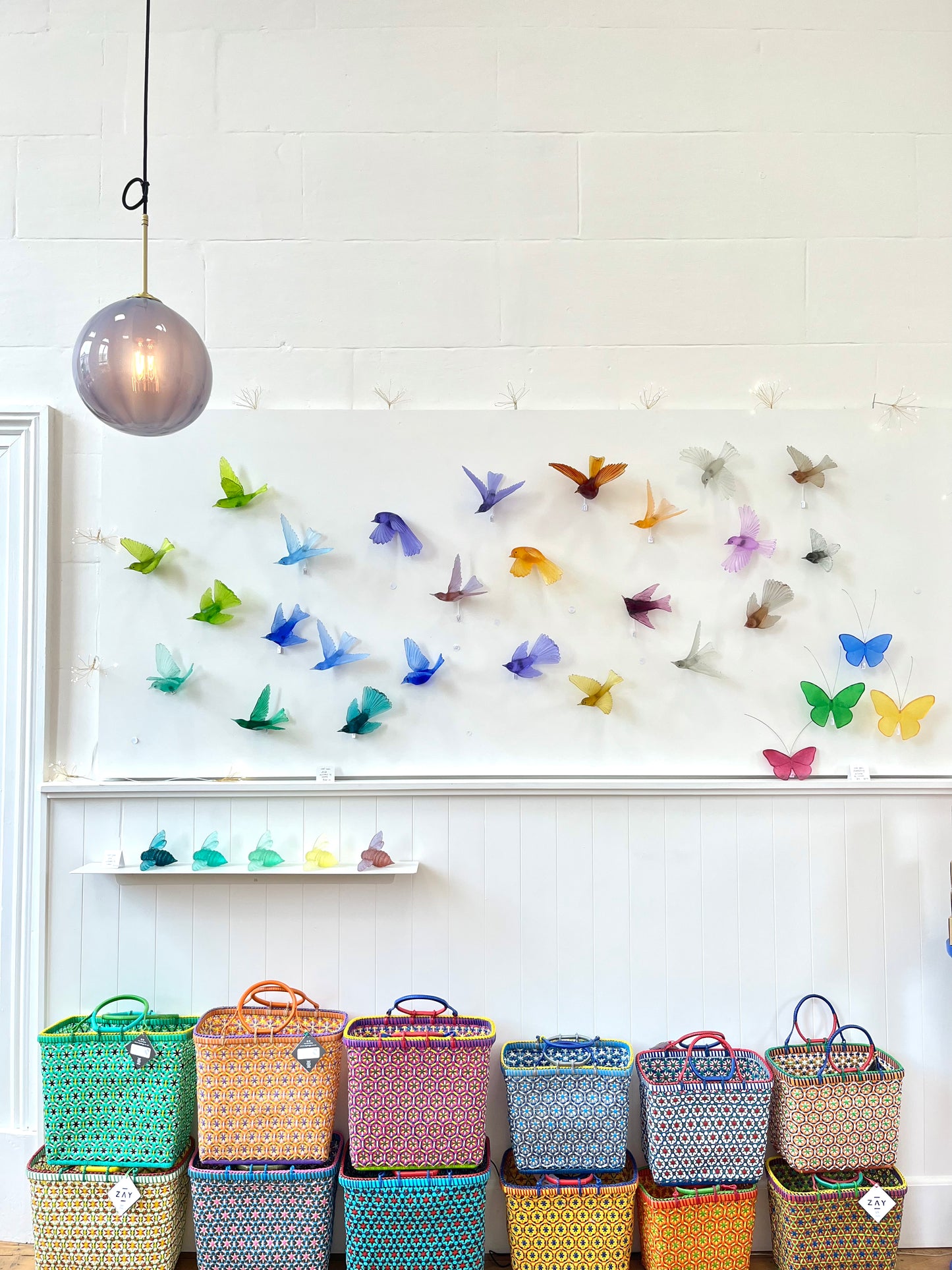 Bellbird / Korimako #2 (Wings Back) - Emerald