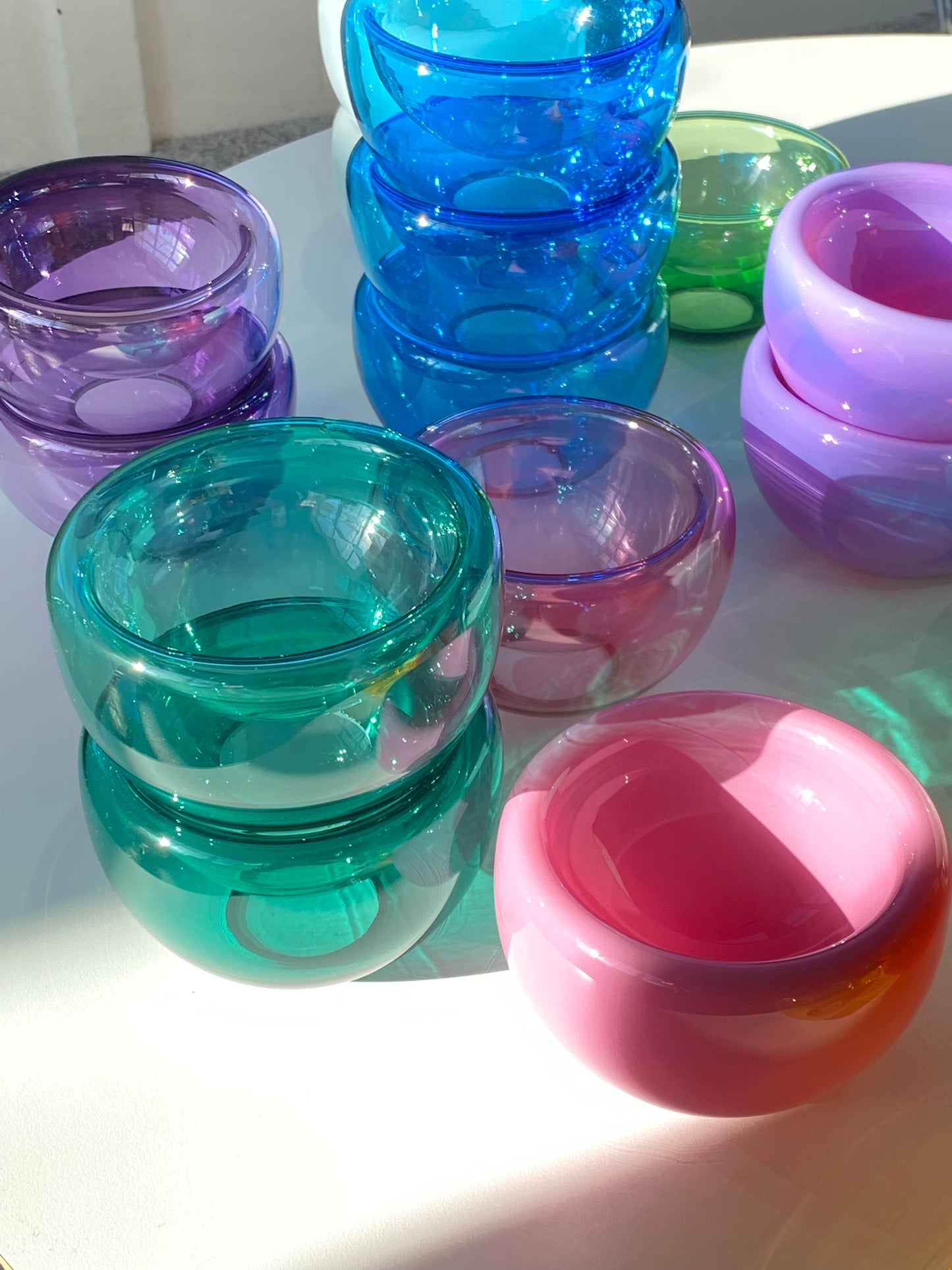 Handblown Glass Mini "Fulvio" Bowl - Royal Purple