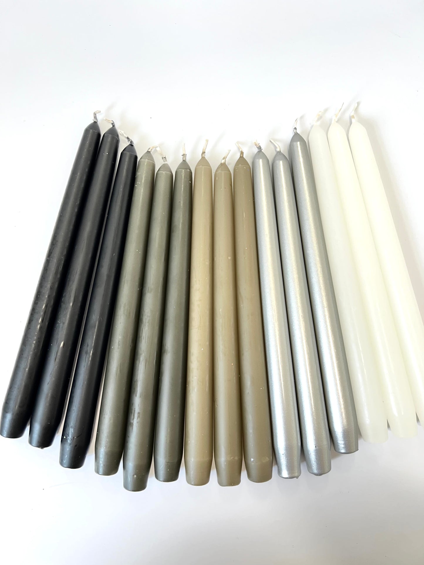 Licorice Venetian Tapered Candle - 250mm