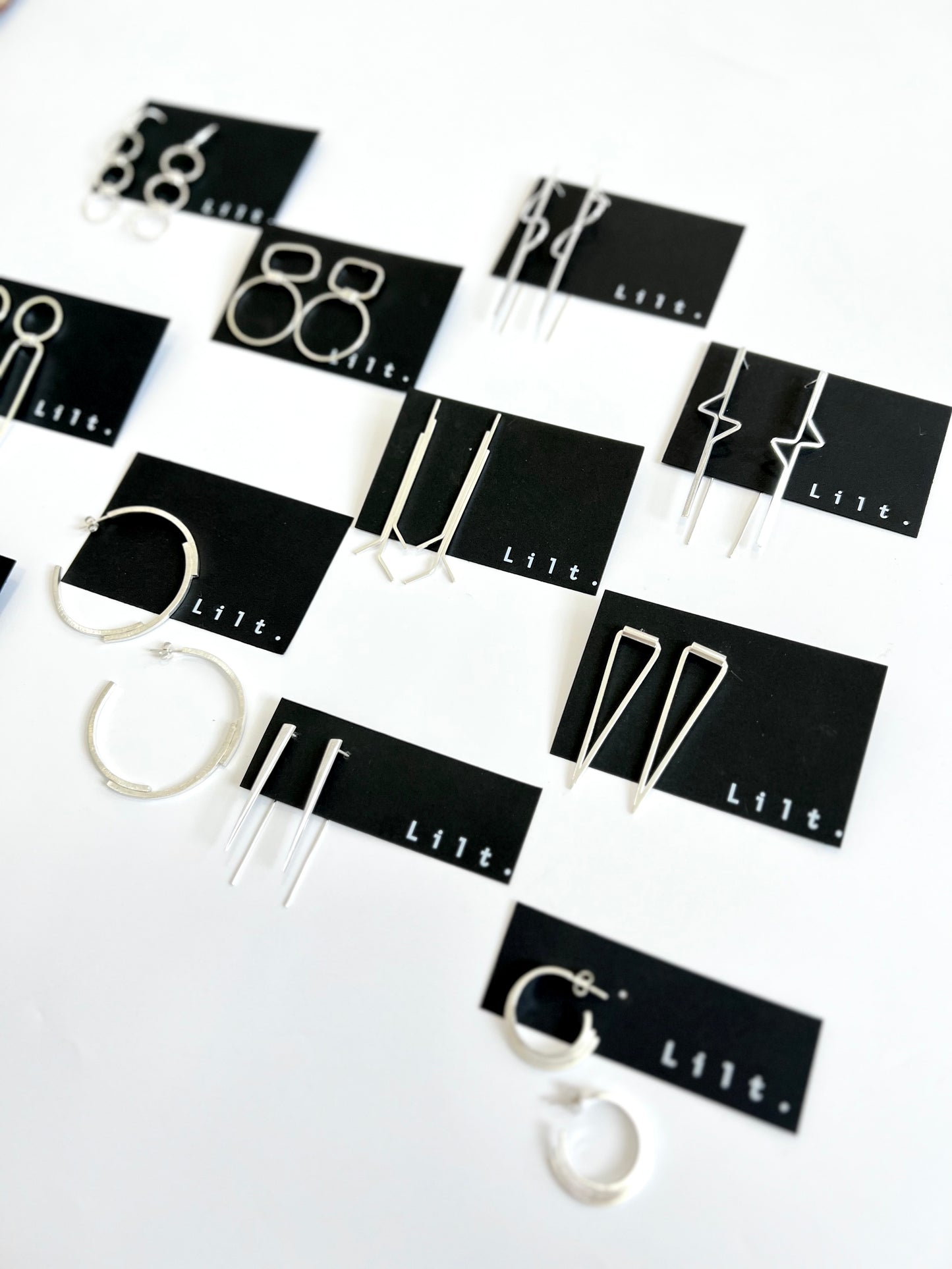 Long-Stem Branch Stud Earrings