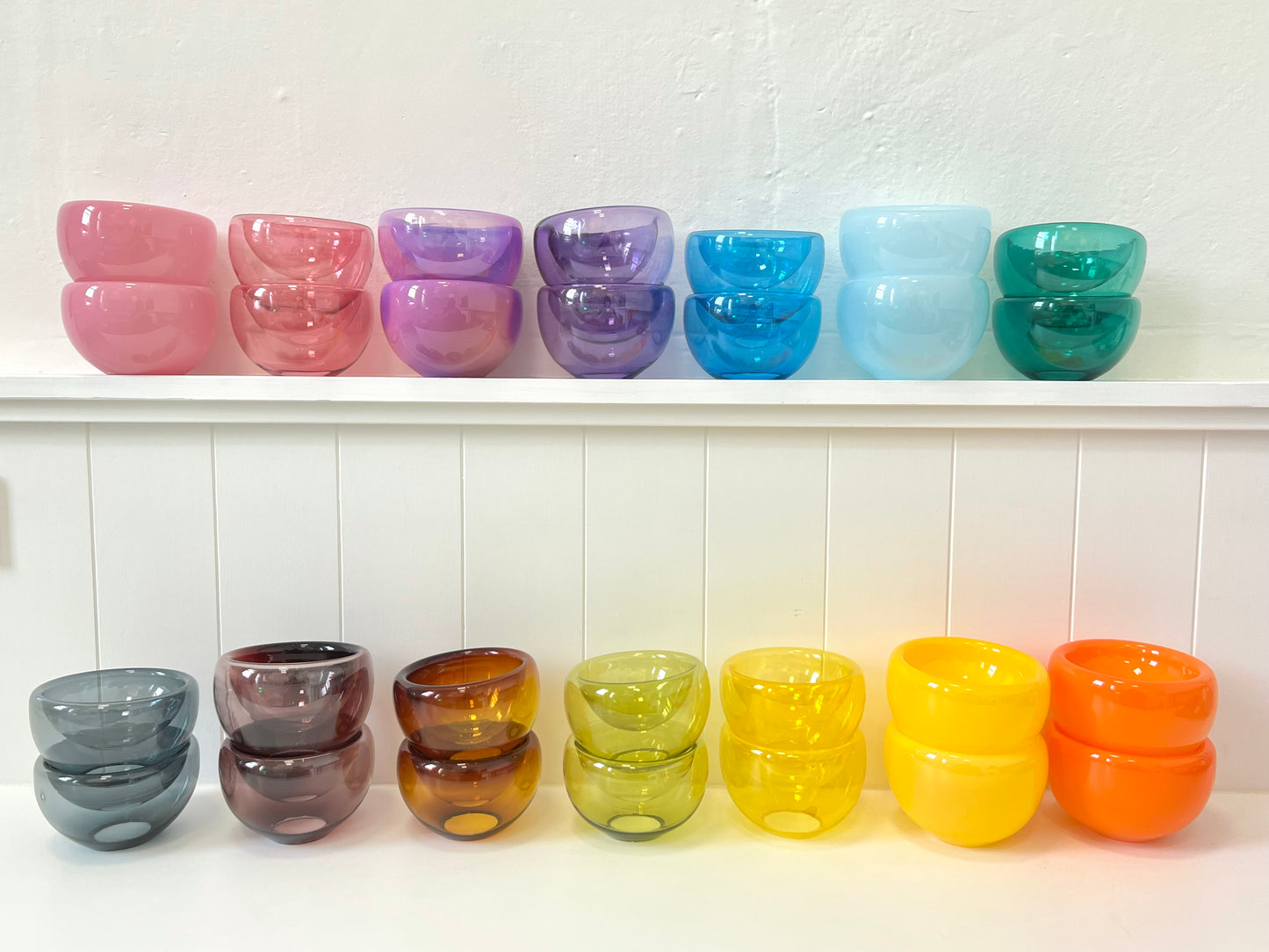 Handblown Glass Mini "Fulvio" Bowl - Aqua