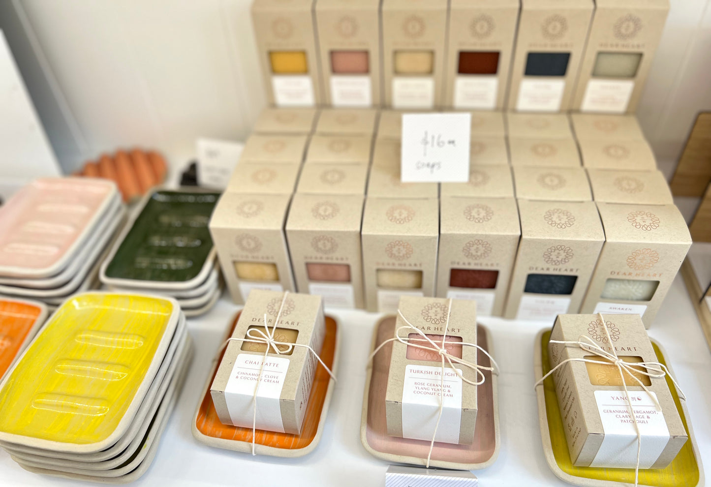 Ceramic Soap Dish - Navy with Speckle