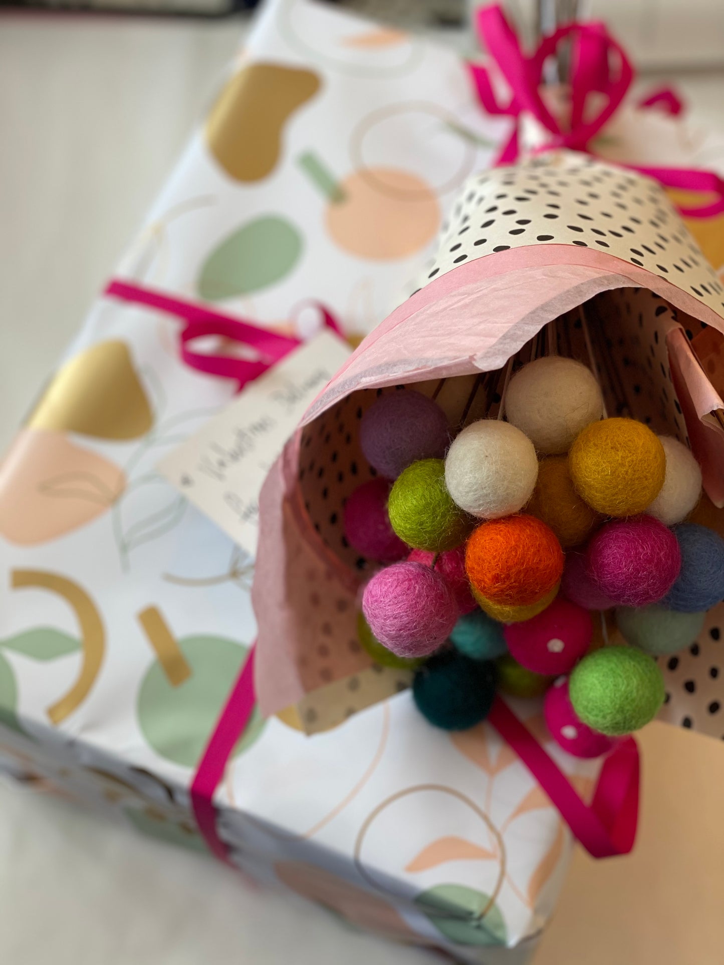 Pom-pom Flowers - Bunch of 15