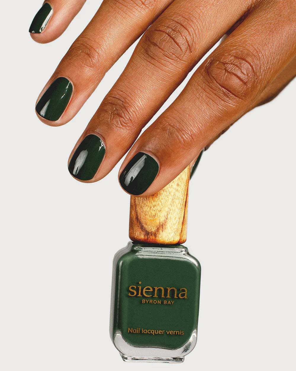 "Olivia" Deep Olive Crème Nail Polish - 10ml