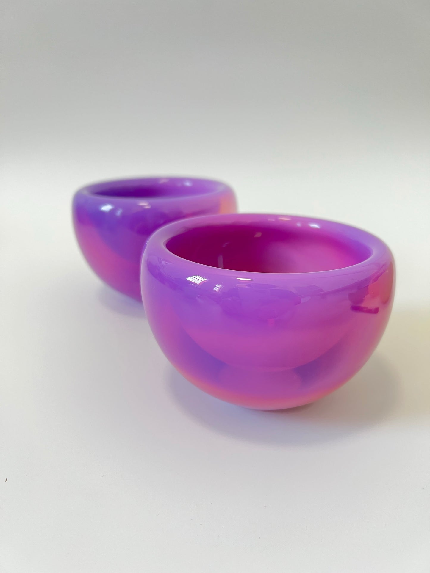 Handblown Glass Mini "Fulvio" Bowl - Royal Purple