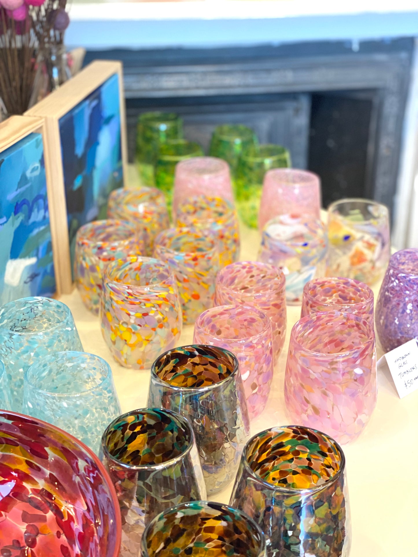 Handblown Glass Tumbler - Lustre