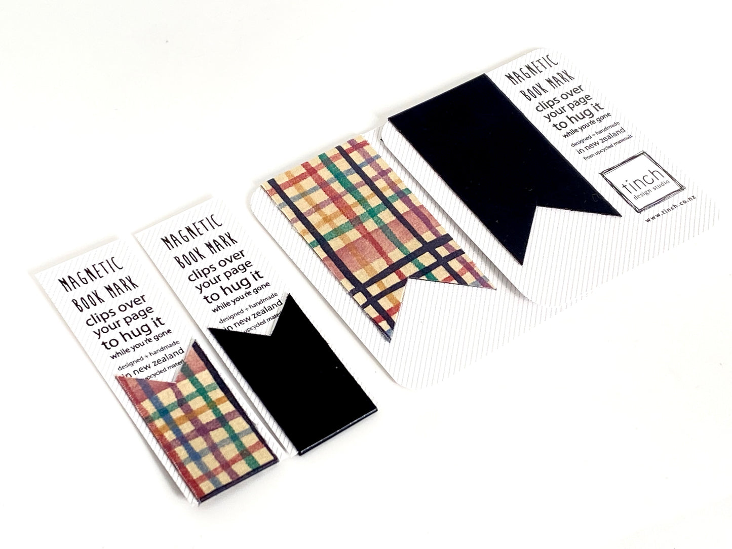 Magnetic Bookmark - Glossy Black