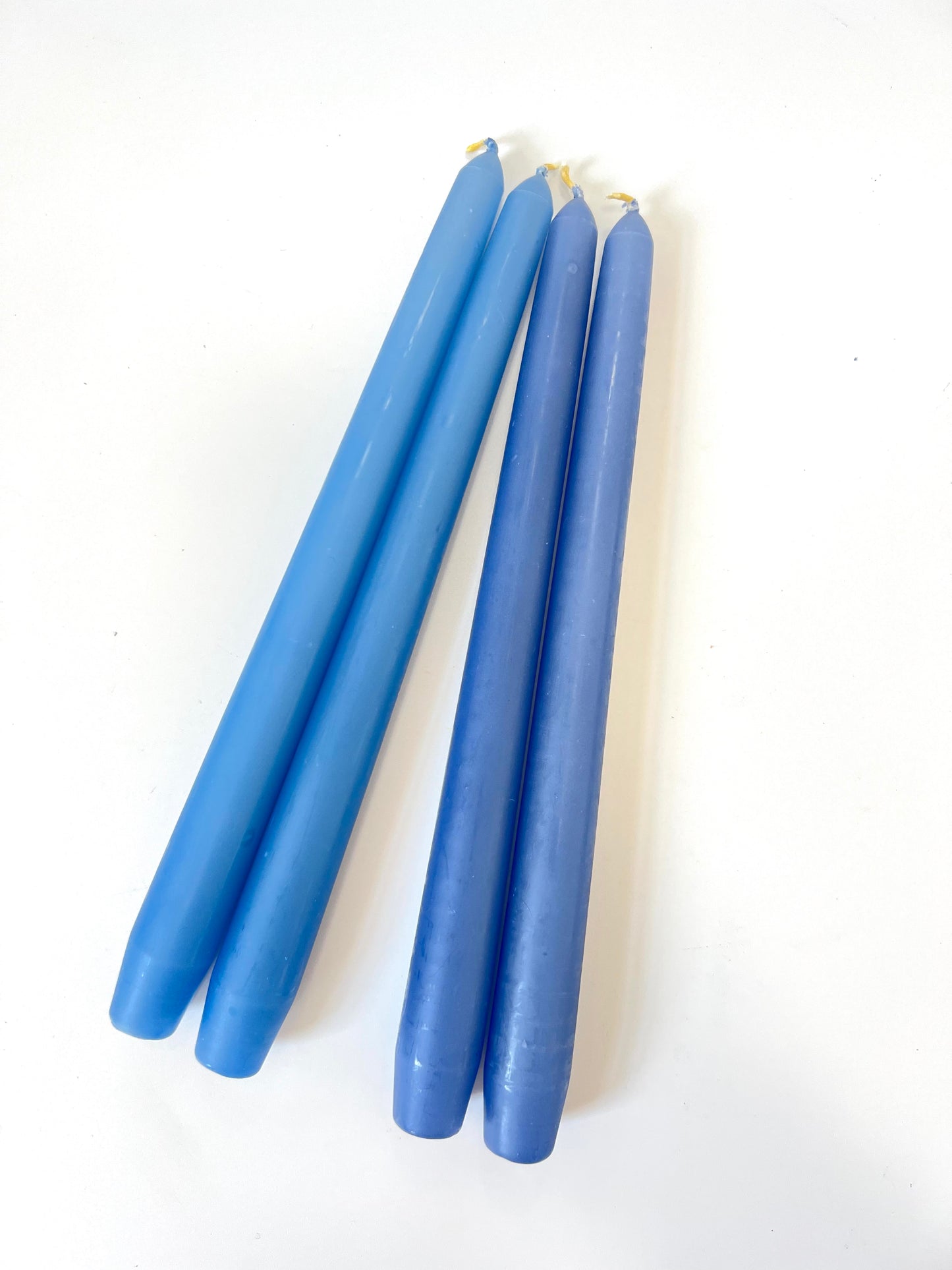 Periwinkle Blue Venetian Tapered Candle - 250mm