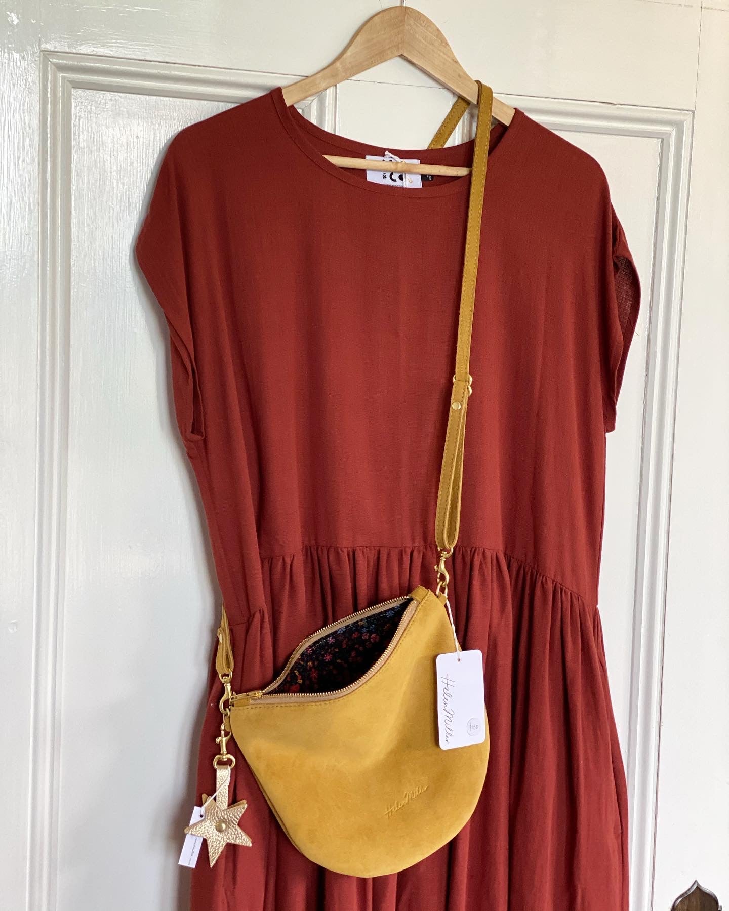 Party Pouch - Mustard Suede
