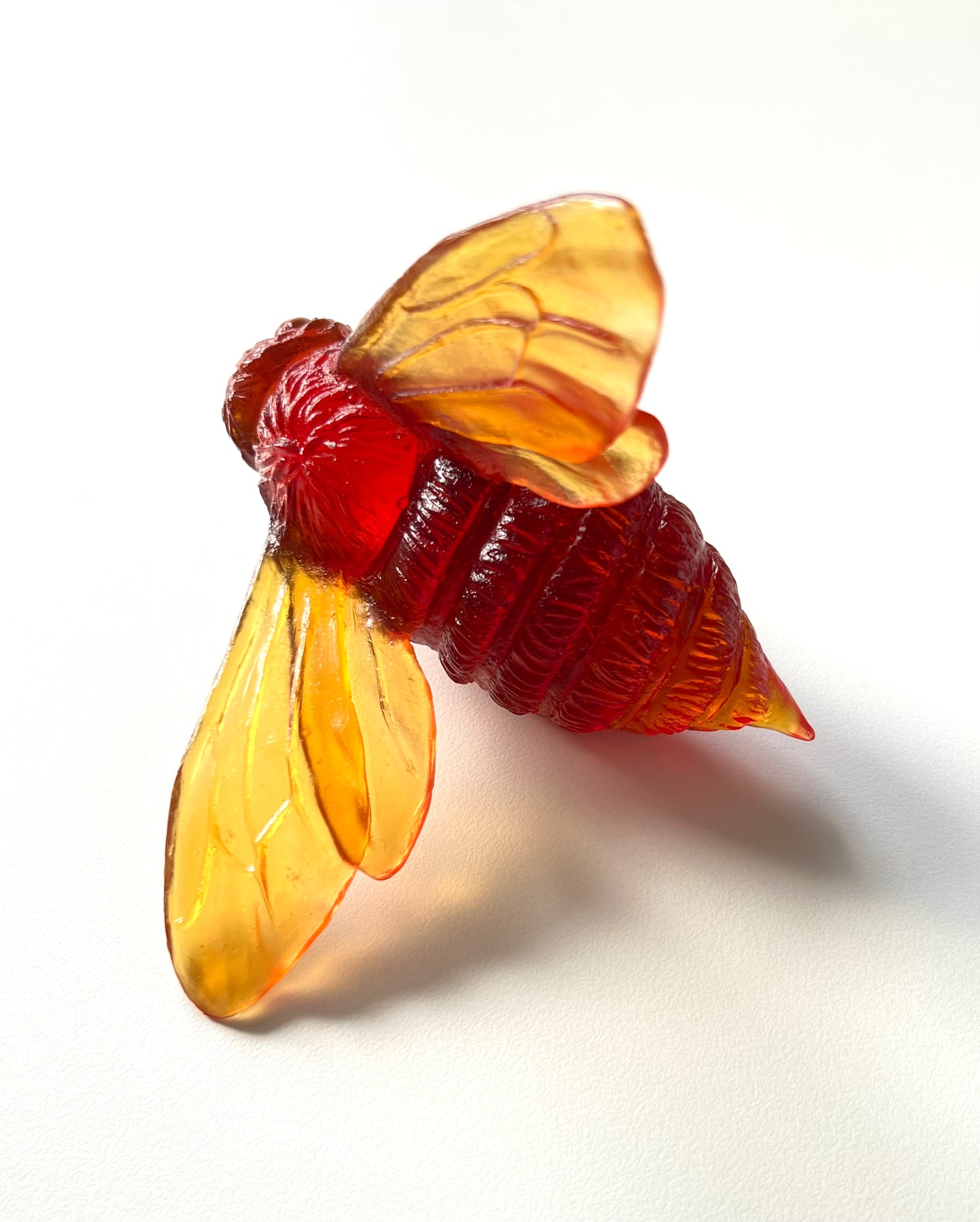 Bee - Dark Orange Red