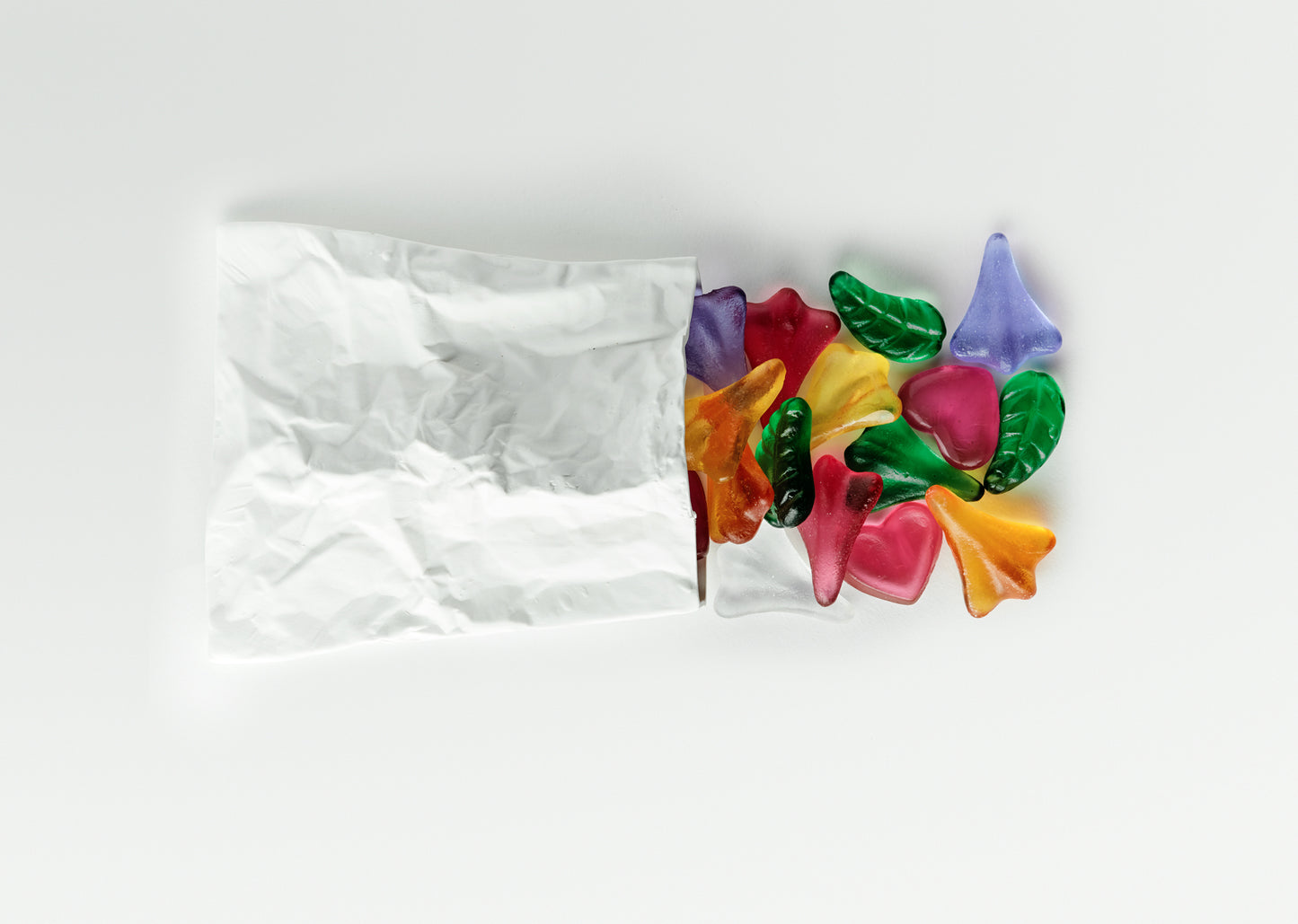 "Lolly Bag & Mixed Lollies" in Porcelain & Glass