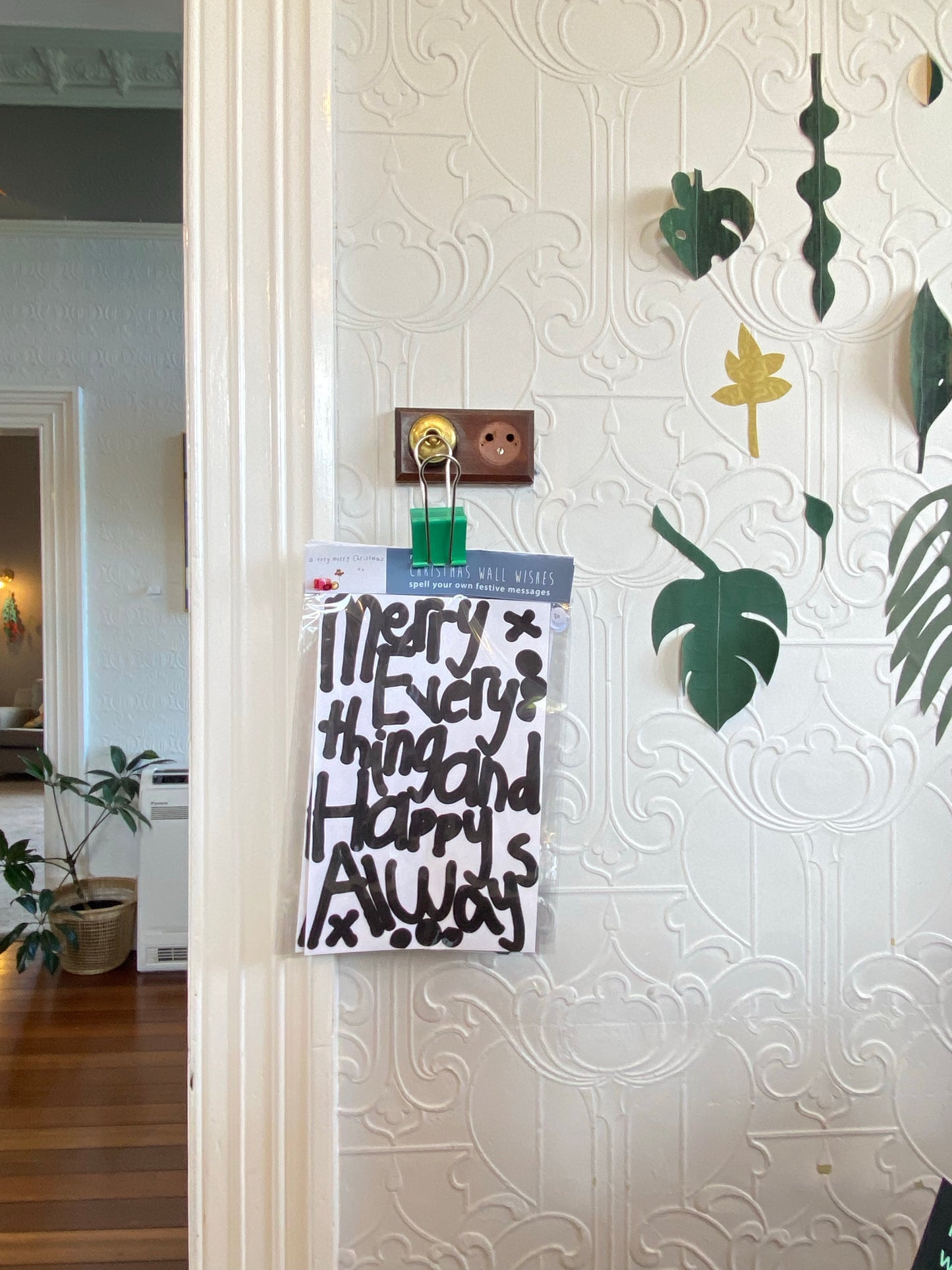 Christmas Wall Wishes ("Merry Everything and Happy Always")"