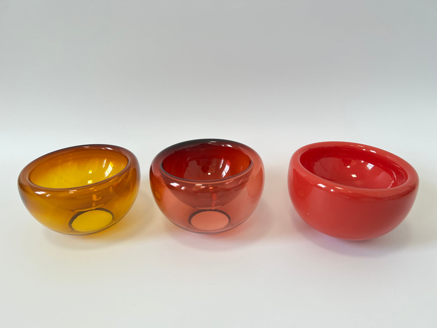 Handblown Glass Mini "Fulvio" Bowl - Ferrari Red