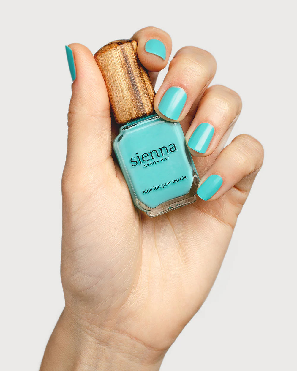 "Breeze" Turquoise Crème Nail Polish - 10ml