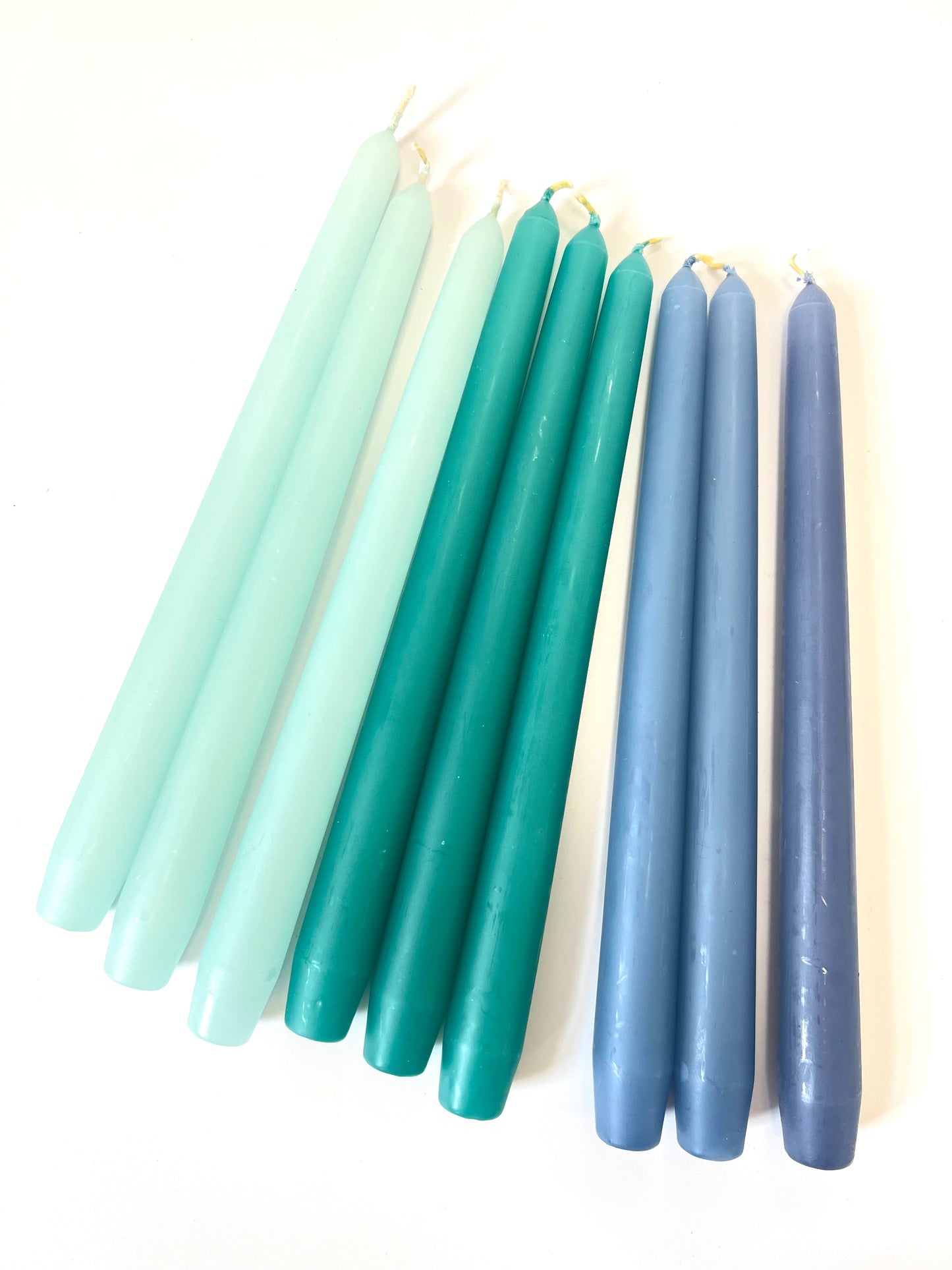 Aqua Venetian Tapered Candle - 250mm