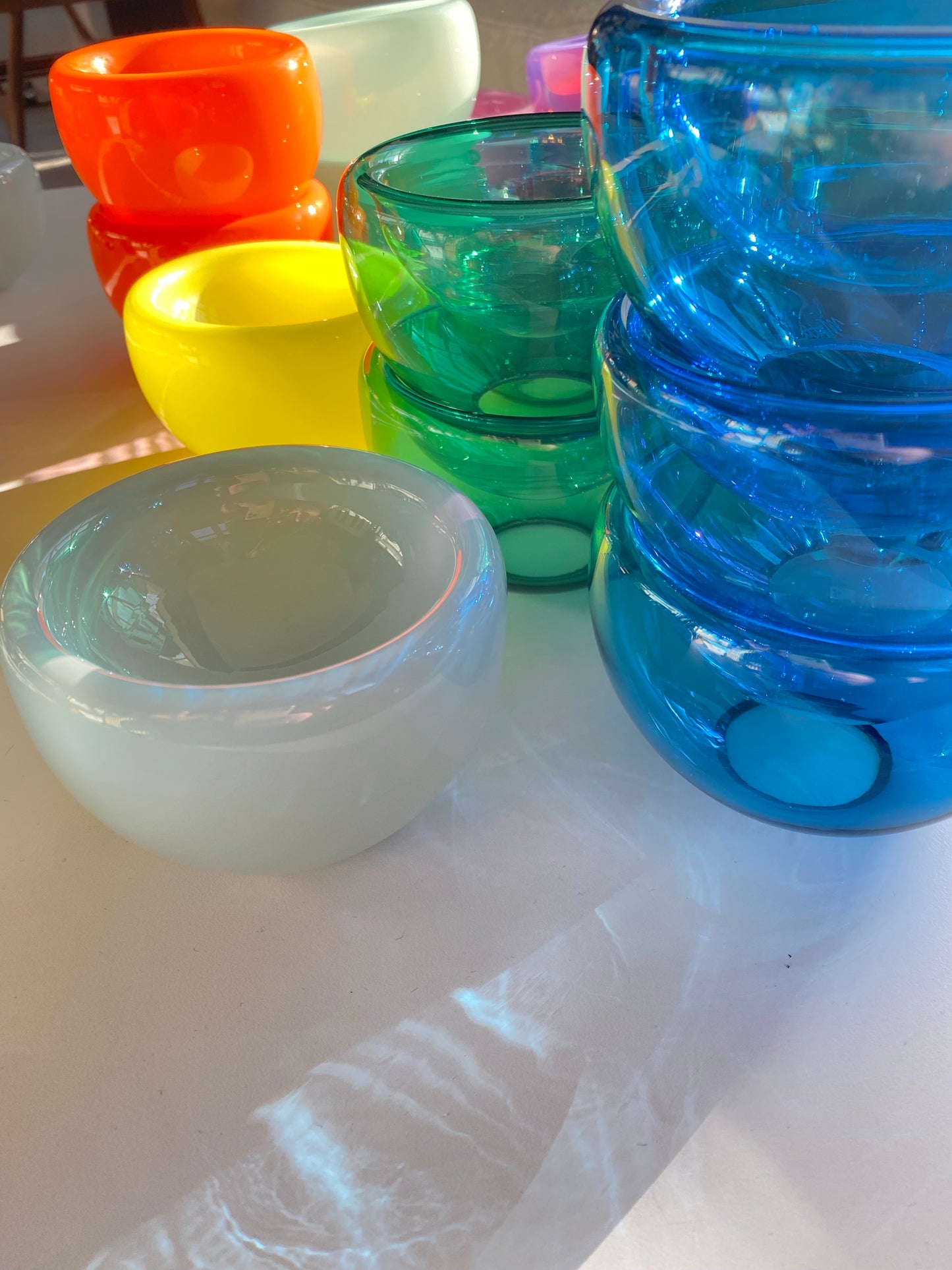 Handblown Glass Mini "Fulvio" Bowl - Pigeon