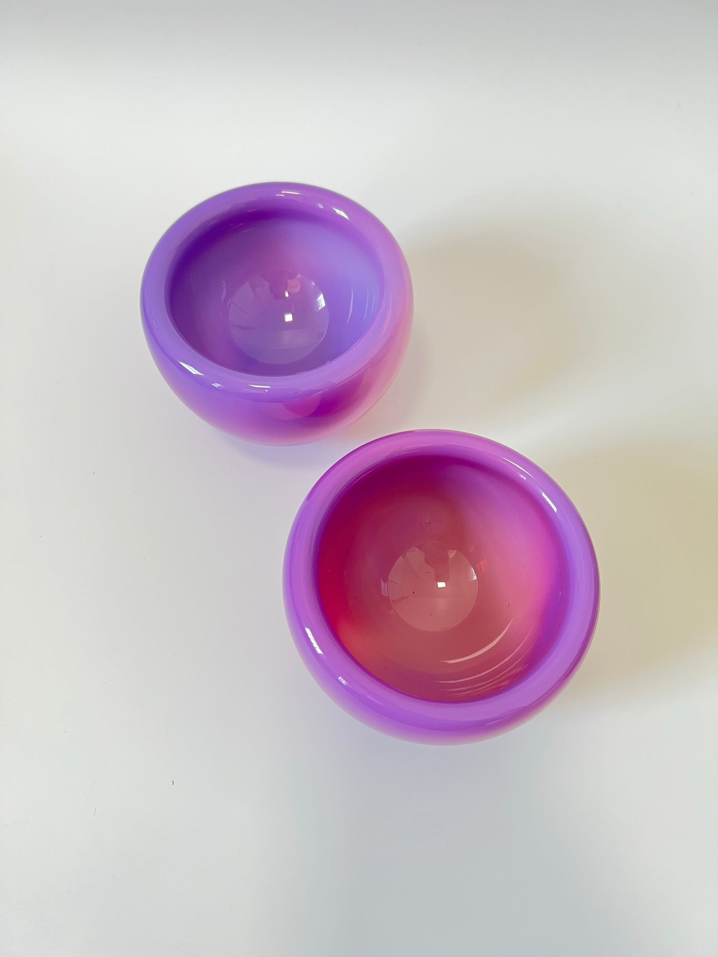 Handblown Glass Mini "Fulvio" Bowl - Royal Purple