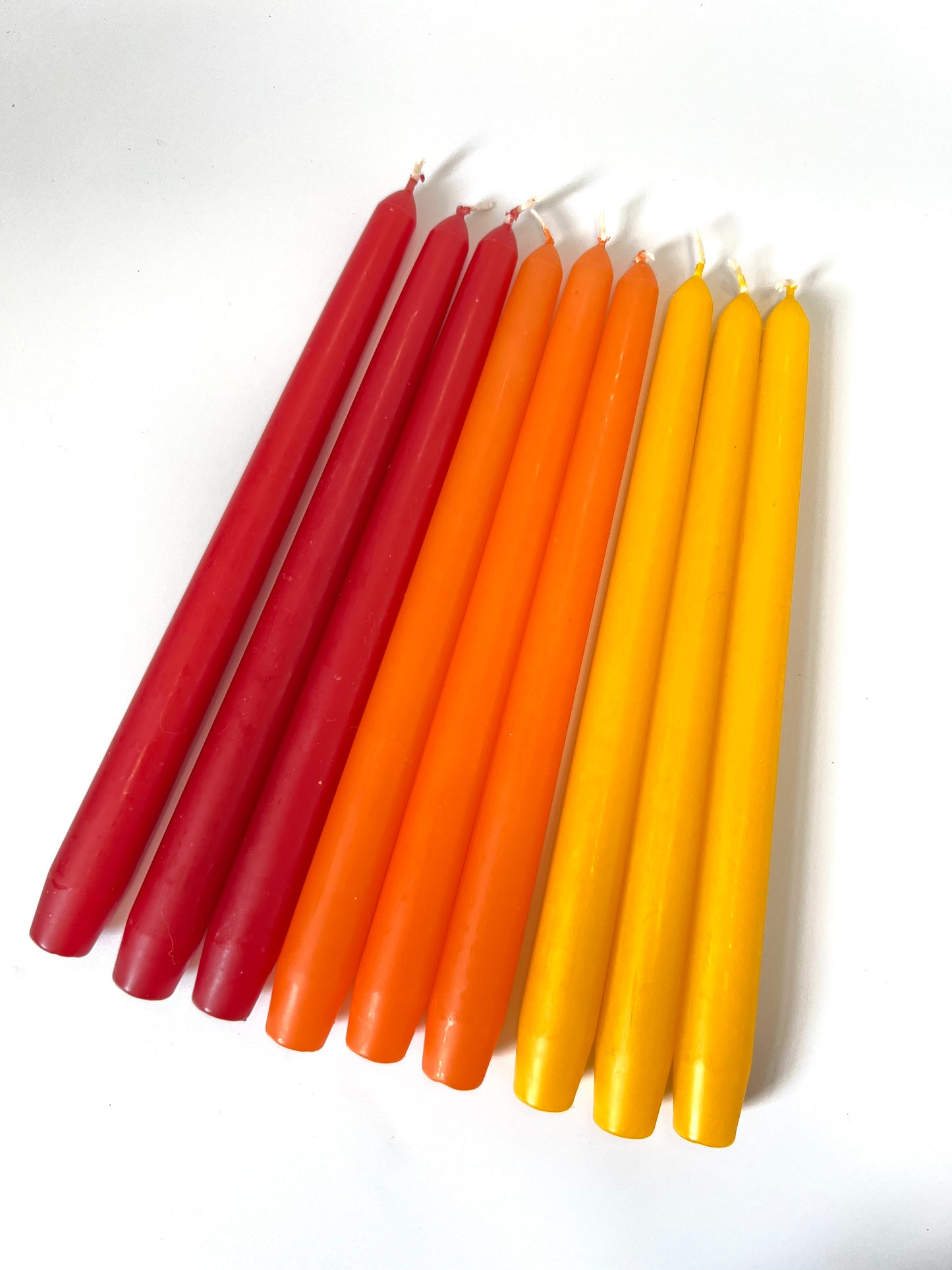 Orange Venetian Tapered Candle - 250mm
