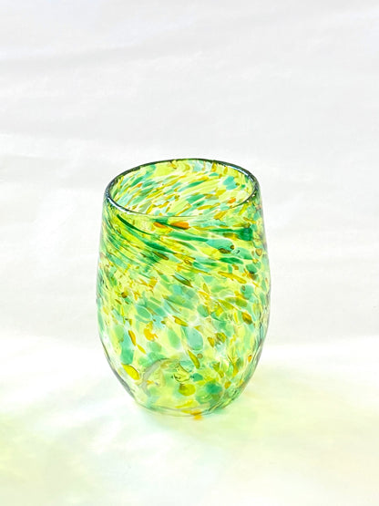 Handblown Glass Tumbler - Peridot