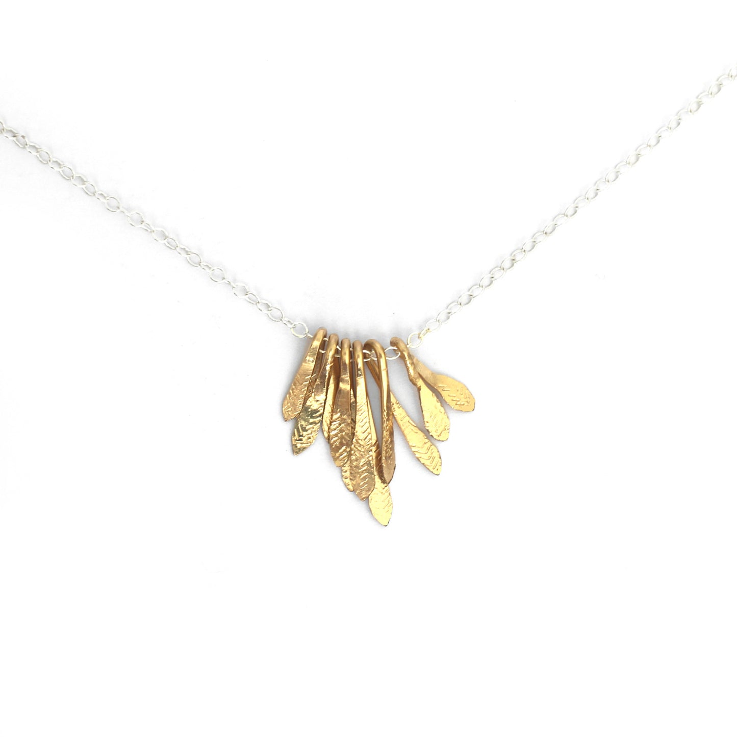 Flutter Necklace - Gold