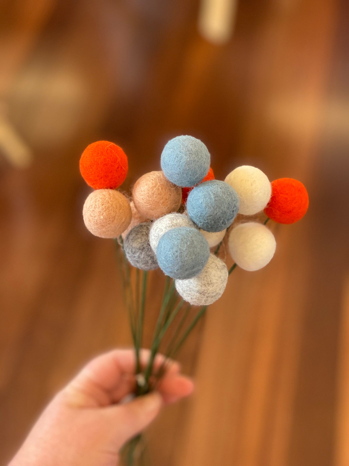 Pom-Pom Flower Singles