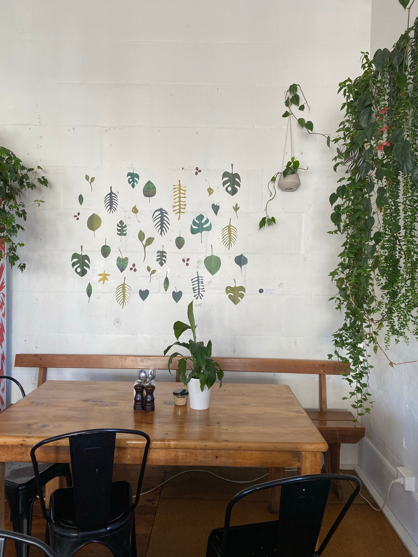 Restickable Botanical leaves